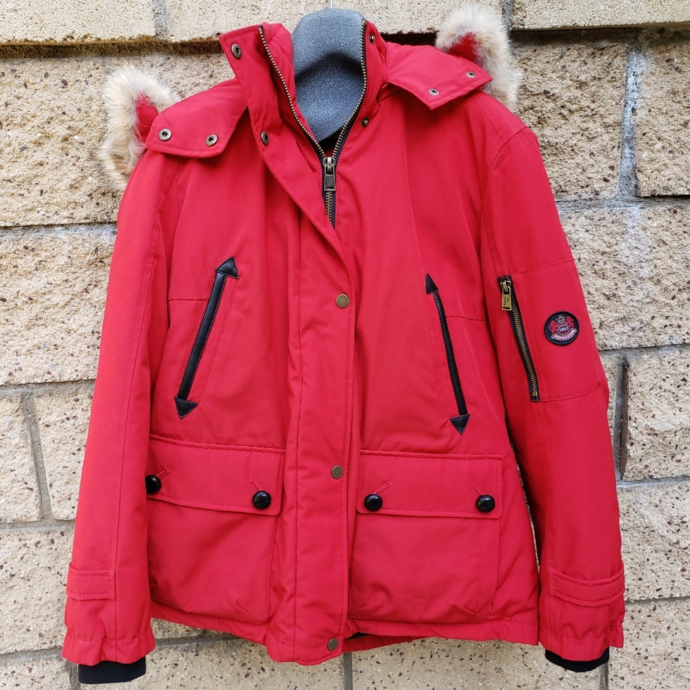 Pendleton Jackson Parka coat Red size Large